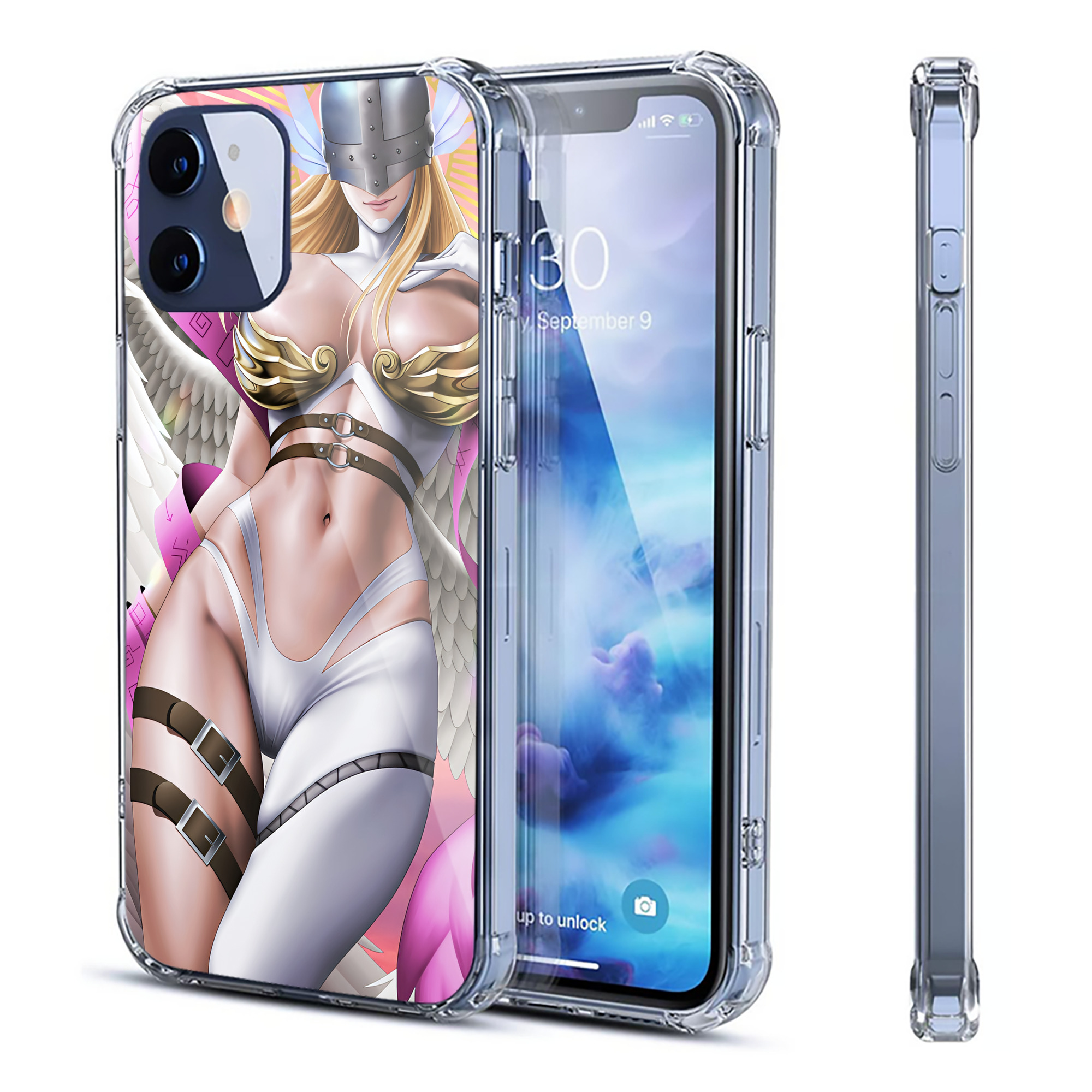（画像用） Digimon デジタルモンスター/デジモン 【iPhone 12シリーズ対応】透明スマホケース（クリアソフトケース）